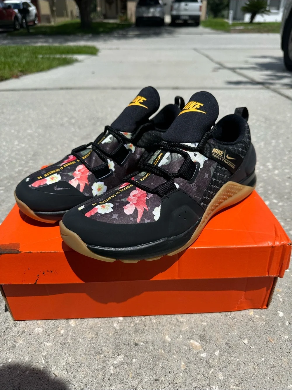 Size 10 - Nike Tech Trainer PE Antonio Brown, AV6256-071, Clean